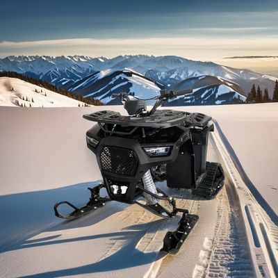 Mini Snowmobiles 125cc 150cc Snowmobiles with Electric Start and Chain Transmission