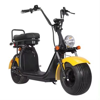 Electric Fat Tire Citycoco Scooter 1500w Motorcycle Chopper with Max Speed 41-50km/h