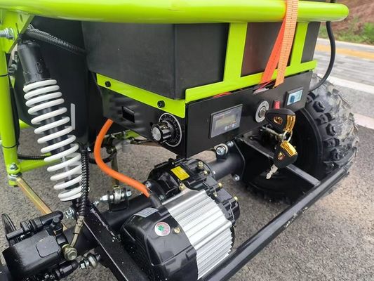 Speed 1000W Shaft Drive Go Kart with Double Hydraulic Disc Brake and Adjustable Seat