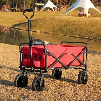 10cm Width Tire Beach Utility Cart Foldable for Tools and Trail Collapsible Folding
