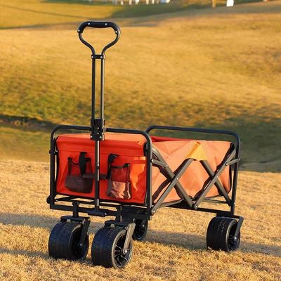 10cm Width Tire Beach Utility Cart Foldable for Tools and Trail Collapsible Folding