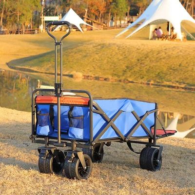 10cm Width Tire Beach Utility Cart Foldable for Tools and Trail Collapsible Folding