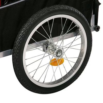 40KGS Max Payload Dog Buggy Jogger Bicycle Trailer Foldable and Convenient Steel Frame