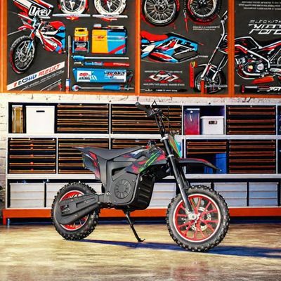 1200W Electric Dirt Bike with Stickers and Max. Speed 40 60km/h Off-Road Motorcycles