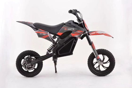 350W Motor Power Kids Dirt Bike 24v 500W Electric Motorcycle with Front and Rear Brake
