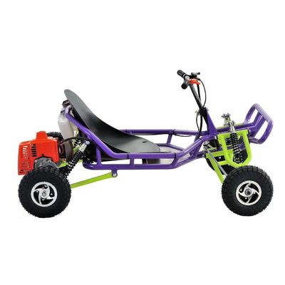 Fuel-Powered Fun Aotong Motor's 63cc Go Kart Dune Buggy with Chain Drive Transmission