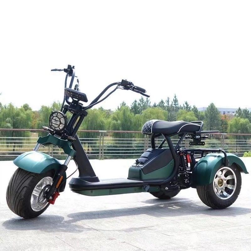 Unisex 2000w Citycoco Electric Scooter with 3 Wheels and 60-80km Range Per Charge