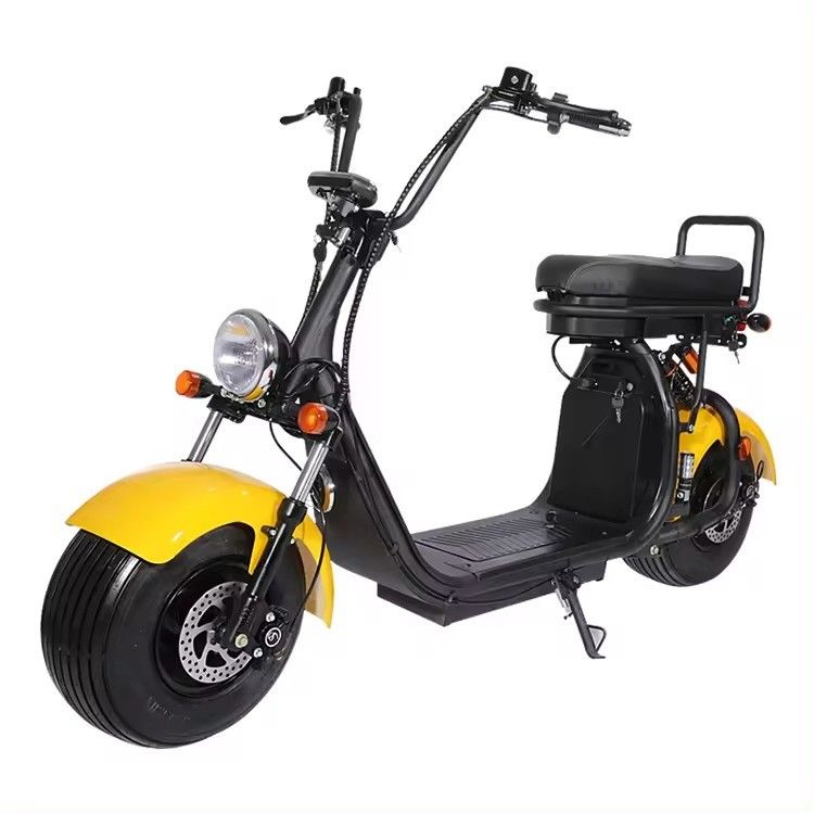Electric Fat Tire Citycoco Scooter 1500w Motorcycle Chopper with Max Speed 41-50km/h