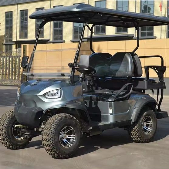 4 Seat Electric Golf Cart with CE Certification and Minimum Grand Clearance of 150-200mm
