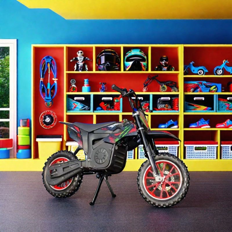 High Speed 48V E Powered Motorcycle Electric Dirt Bike with 1200W Motor Power from 2024