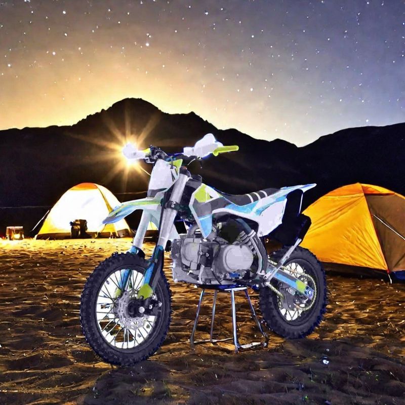 Aotong Motor 125cc Pit Bike for Off Road Adventures Eletric Start Max. Speed 40 60km/h