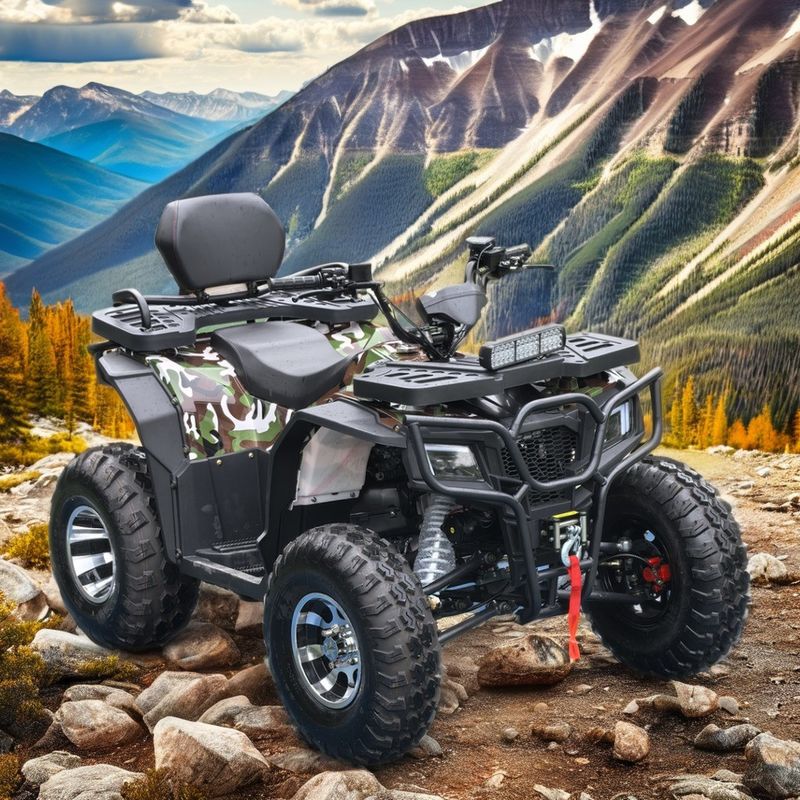 Cylinder Number 1 Automatic 4WD Atv 250cc 150cc Quad Bike Electric Start Moto Atv 4x4