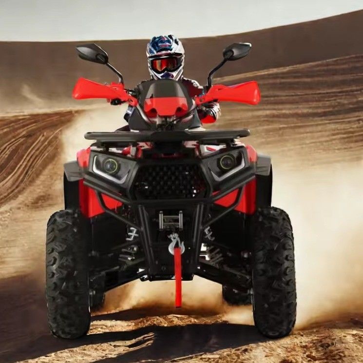 200cc Gasoline ATVs Quad Bikes Long Range 4 Wheel Motorcycle with Wheelbase 600-1000mm