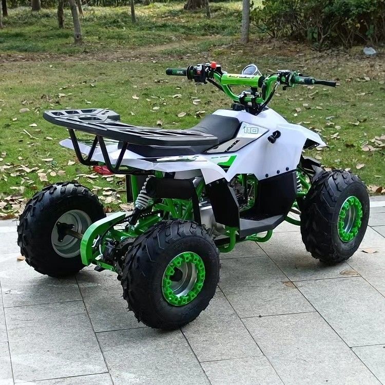 Compact Children's Gas-Powered 50CC 70CC 90CC Quad and ATV Disc Brake Squad for Teens