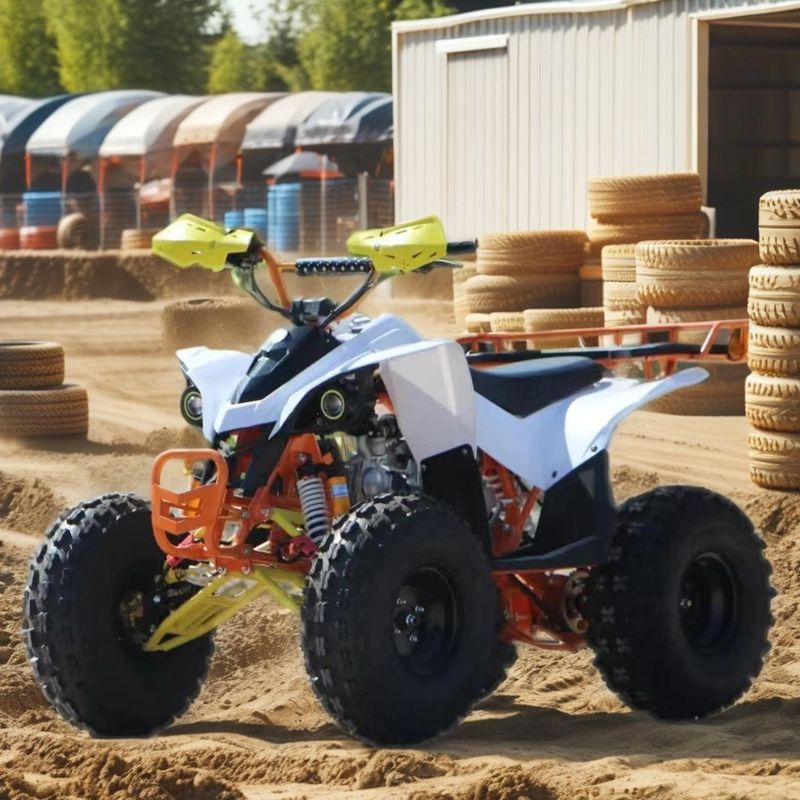 Kids' Economical 110cc Automatic Chain Drive ATV with Front Drum and Rear Disc Brakes